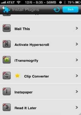 iPhone plugins for 360 iPhone Browser