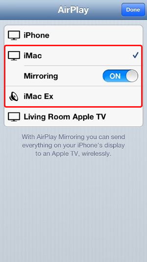Mirror your iPhone to your iMac