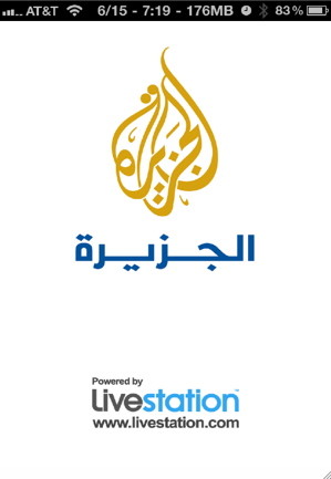 Aljazeera arabic for iPhone allows you to watch live feed of aljazeera TV in Arabic