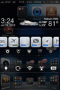 Dashboard X for iPhone allows you to add widgets to your home screens
