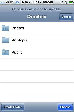 Dropbox drive for iphone