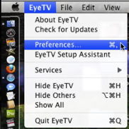 eye tv preferences for iphone