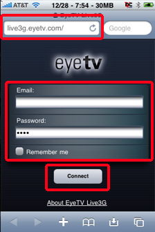 eyetv for iphone web app