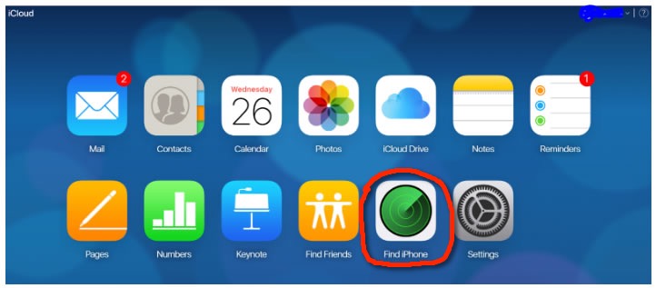 iCloud service from Apple