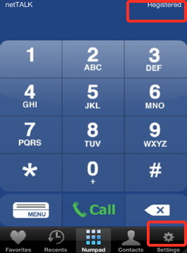 NetTalk allows you t make free iPhone calls using the internet VoIP