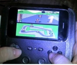 iControlPad is an iPhone game controller for playing classic games on the iPhone
