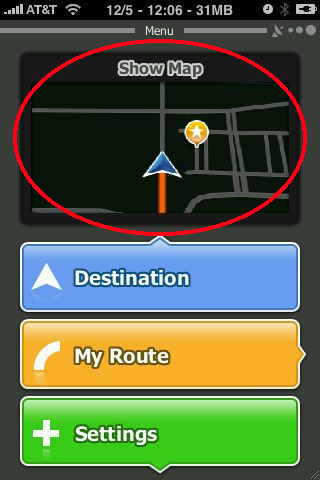 finansiere Intermediate offentliggøre iGo My Way iPhone GPS Application