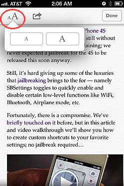 iOS 5 reading list feature