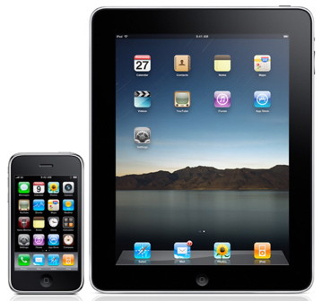 iPad vs iPhone screen size 