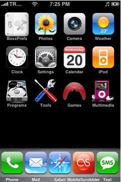 iPhone categories from Cydia was an alternative to Folder but not close the the ease of use of Folders in iOS4