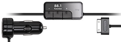 Connect your iPhone to your car stereo with a wireless iPhone fm transmitter through the cigarette lighter