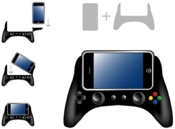 iPhone game controller concept