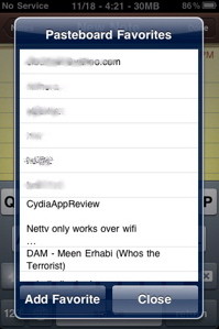 Action menue is an iPhone hack that gives more paste options than normal