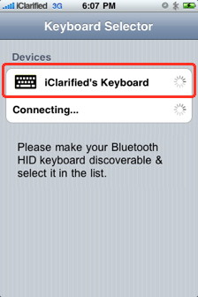 install btstack keyboard, and connect any bluetooth keyboard to iPhone