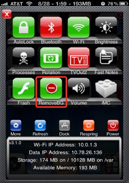 iPhone OS 4 remove back ground apps