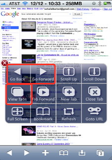 Access iPhone safri in full screen with full screen for iPhone