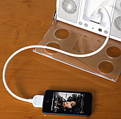 iPhone speaker dock extention