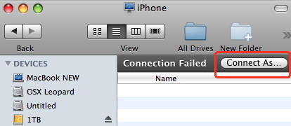 Connect a PC to  iPhone. Or connect a Mac  to  iPhone as a shared device