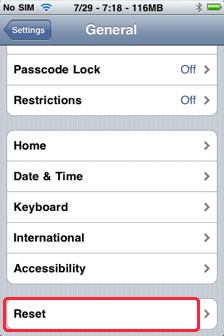 Reset your iPhone settings is one way for iPhone troubleshooting