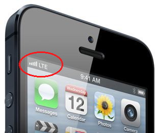 iPhone 5 faster LTE connection