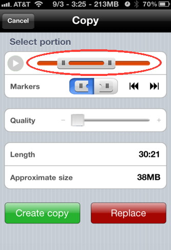 Audio memo is an iPhone audio recorder with extentions