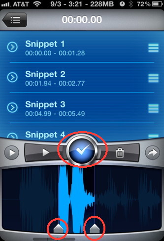 Record and edit audio on iPhone with iSaidWhat