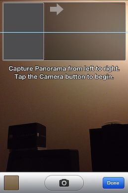 iPhone 4S Panorama Camera