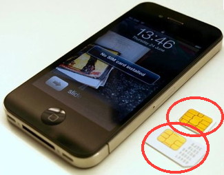 iPhone CDMA has no SIM card