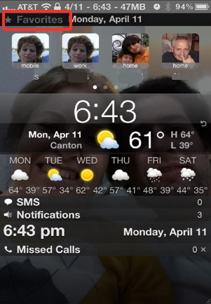 iPhone customization with LockInfo