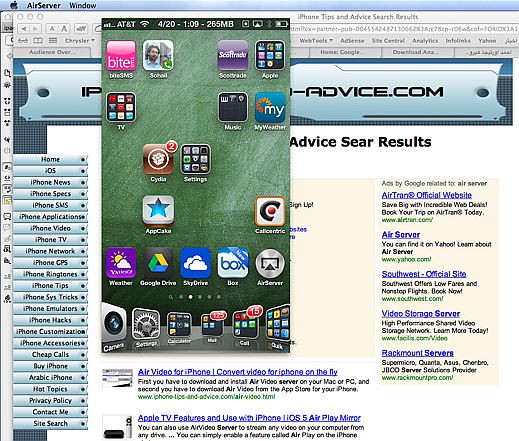 Mirror your iPhone on your iMac with AirServer