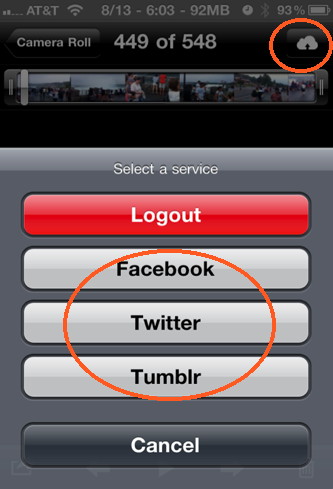 Share iPhone video with your friends on facebook and twitter with this amazing iPhone hack