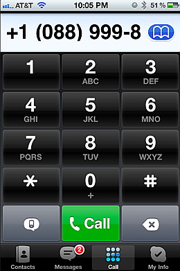 Skype out phone calls with the iphone