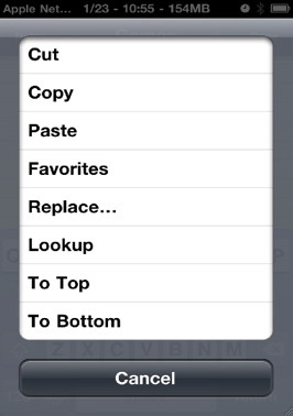 Add more iPhone context menu options by jailbreaking your iPhone