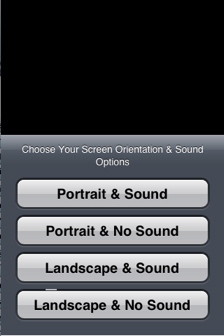 iPhone nes emulator with different screen orientation