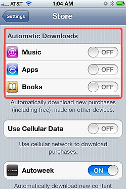 Push app download with iOS 5