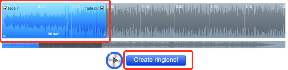 Create ringtones for iphone using the web