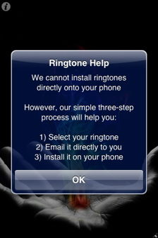 send free 1001 iphone ringtone  to your email