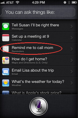 Siri commands and Guide for iPhone 4s