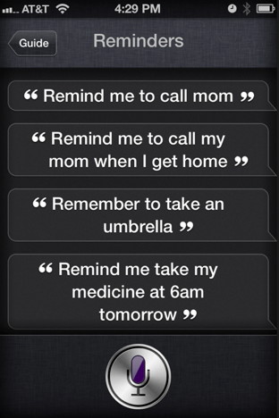 Siri Guide for iPhone 4S