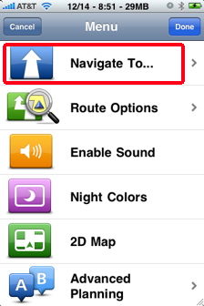 tomtom GPS iphone home