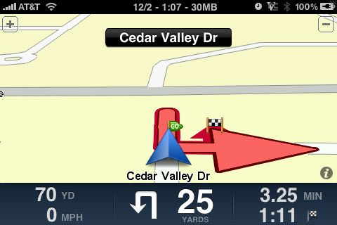 Many iPhone navigations and iPhone GPS like TomTom ara available at the app store 