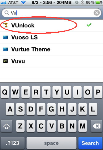 VUnlock iphone hack that allow you to unlock iPhone with the audio button