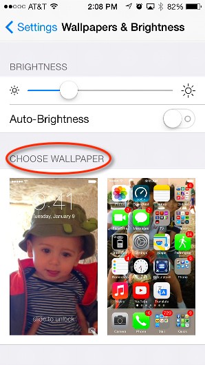 wallpapers in iOS7