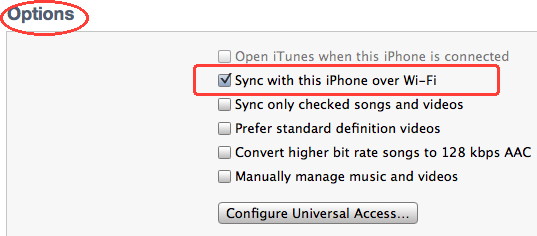 Wireless sync with iTunes using iOS 5